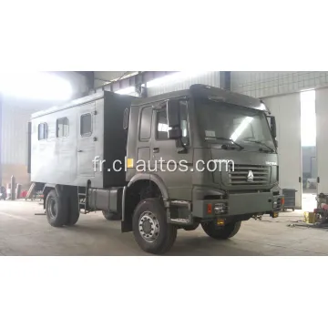 Sinotruk Howo 4 roues motrices d&#39;atelier mobile militaire camion de service